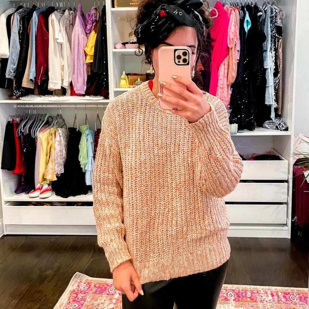 Pink sweater